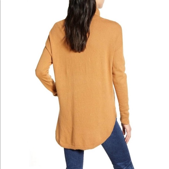 Chelsea 28 Turtleneck Tunic Sweater in Tan Dale Size XL NWT - Picture 3 of 8